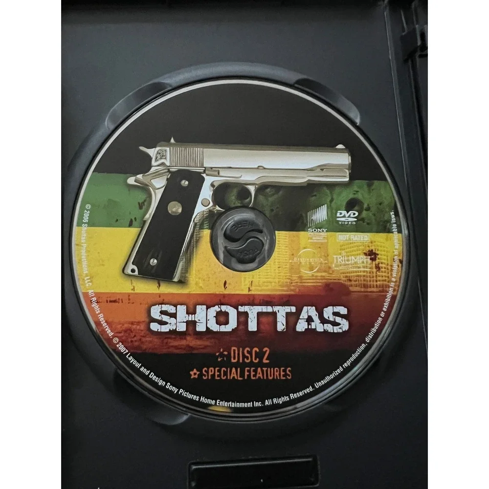 Shottas Special Directors Edition 2-Disc DVD Jamaican Gangster Thriller Sony
